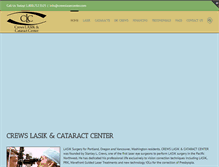 Tablet Screenshot of crewslasercenter.com